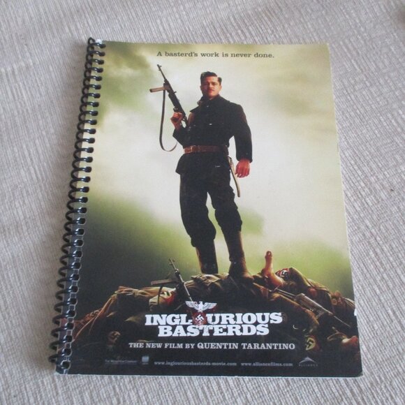 Set of 2 Movie-Themed Journals Inglorious Basterds & Martin Scorsese NEW - Picture 2 of 7